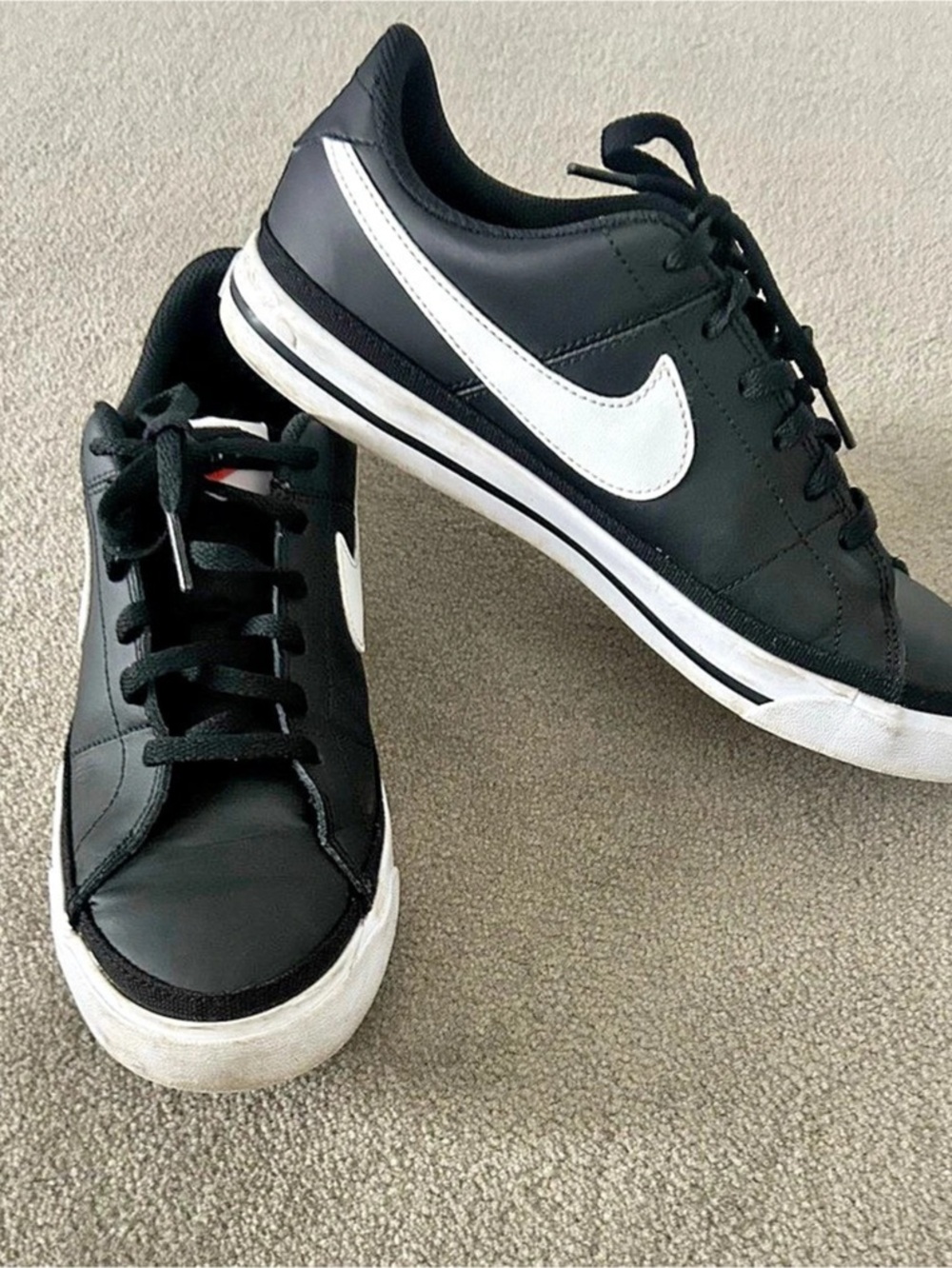 Nike Court Legacy Big Kid Black Sneakers